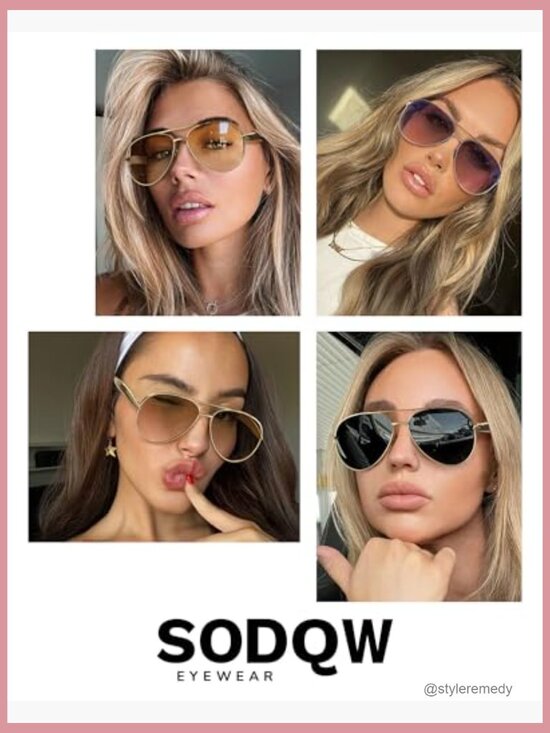 Gold Aviator Sunglasses Polarized UV400 Metal Frame main image 6